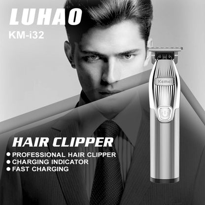 Cordless hairdressing hair clipper rechargeable