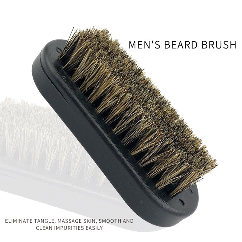 Beard Brush With Boar Bristle For Men