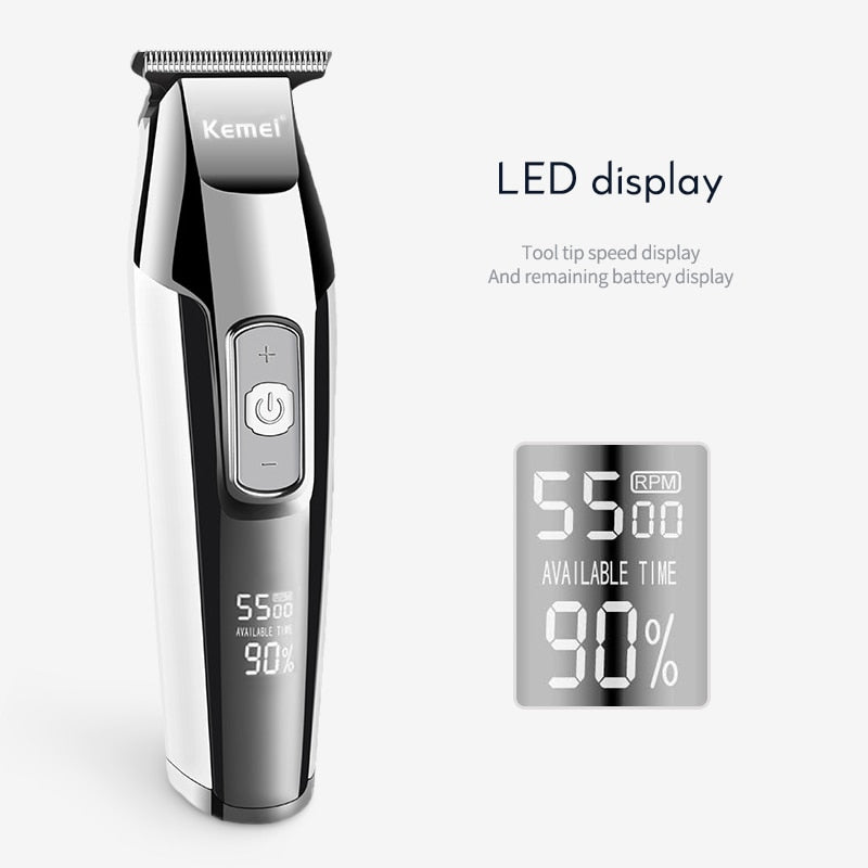 Electric Hair Clipper LED Display