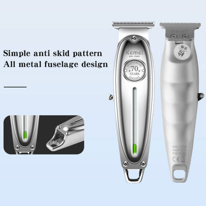 Pro Electric Barber Full Metal Professional Hair Trimmer For Men Beard