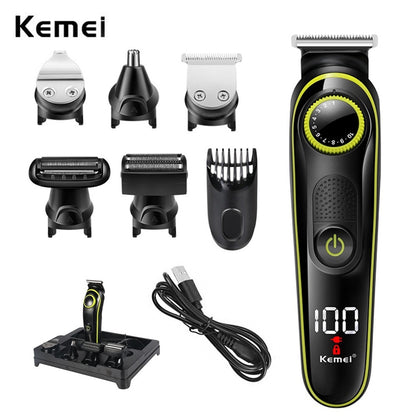 Electric Hair Clipper Multifunctional Trimmer Electric Shaver