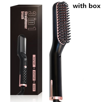 Beard Straightener Brush Multifunctional