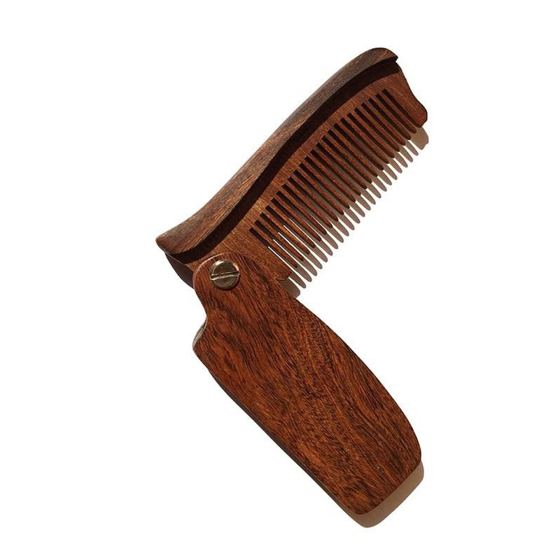 Handmade Fold Pocket Comb Hair Comb For Men Beard