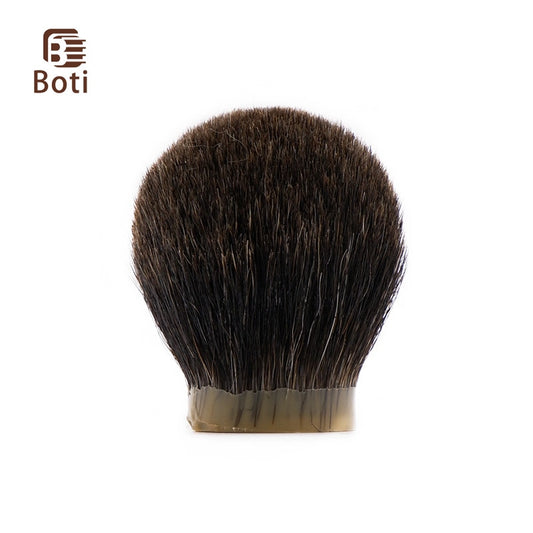 Giant Black Badger Hair Knot Gel Tip Bulb Type