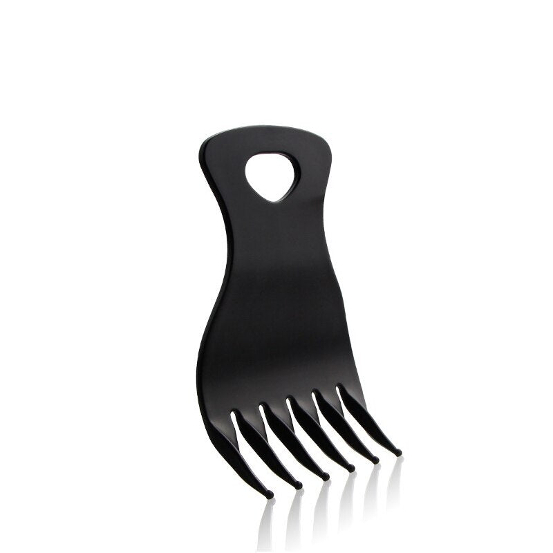 Men's handle oil-head comb Large-teeth tangled