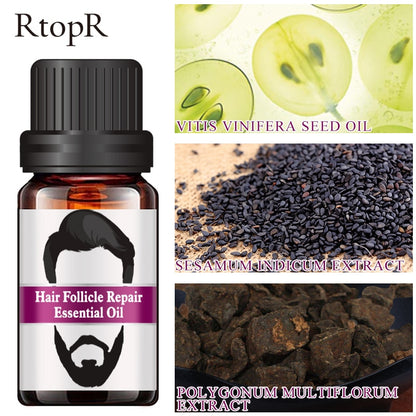 Men Beard Moustache Essential Oil Fast Growt