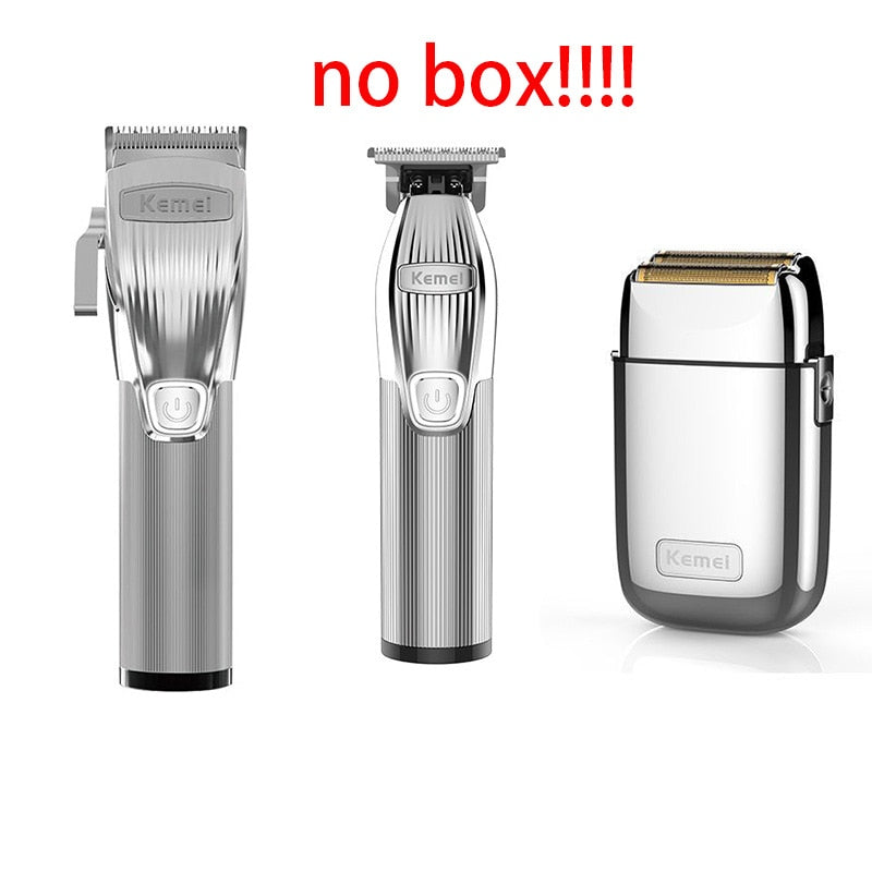 Professional Barber Shop Hair Clipper Kit 0mm Trimmer Electric Shaver