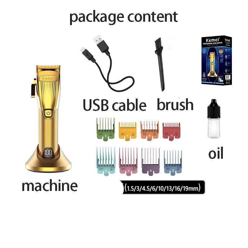 Professional Barber Shop Hair Clipper Kit