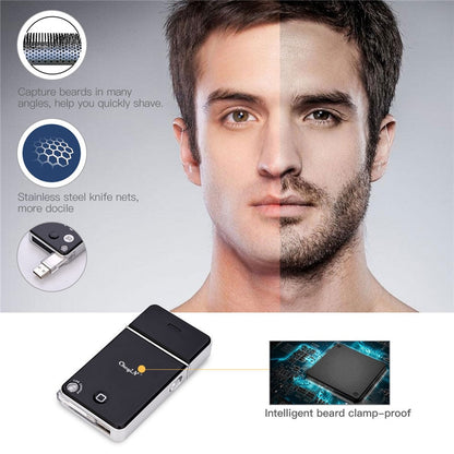 Men Rechargeable Floating Beard Shaver