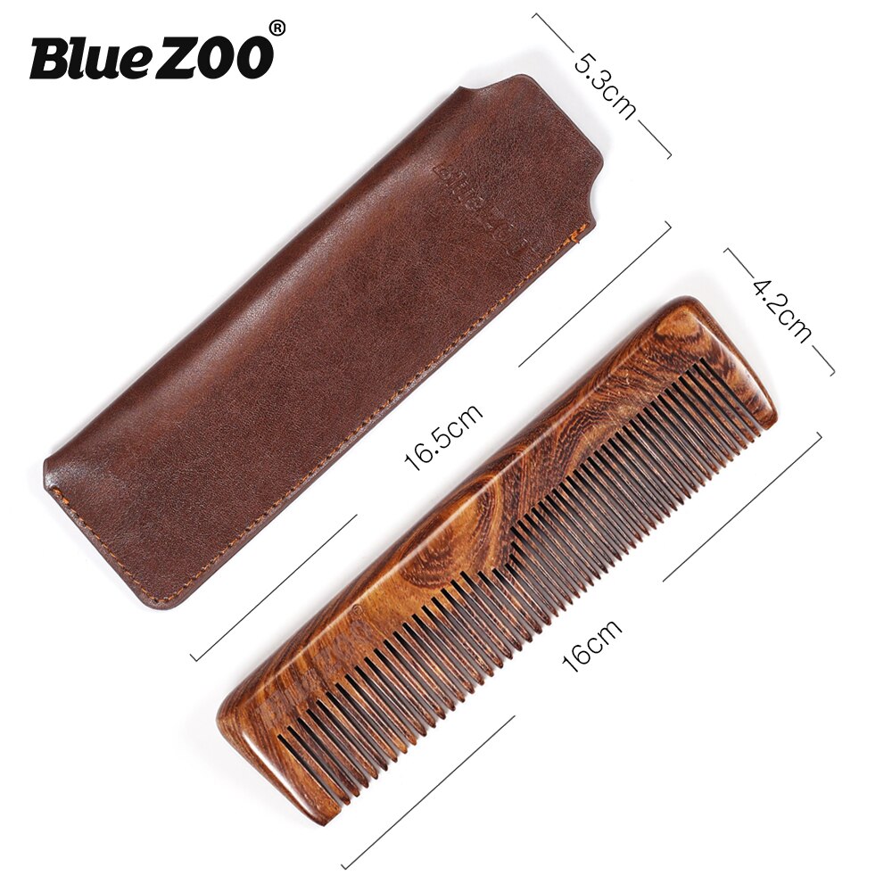 Blue Zoo Black Gold Sandalwood Men Care Comb