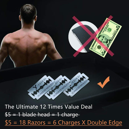 Special Offer Replacment Blades Back Shaver Razor Full-Body Grooming