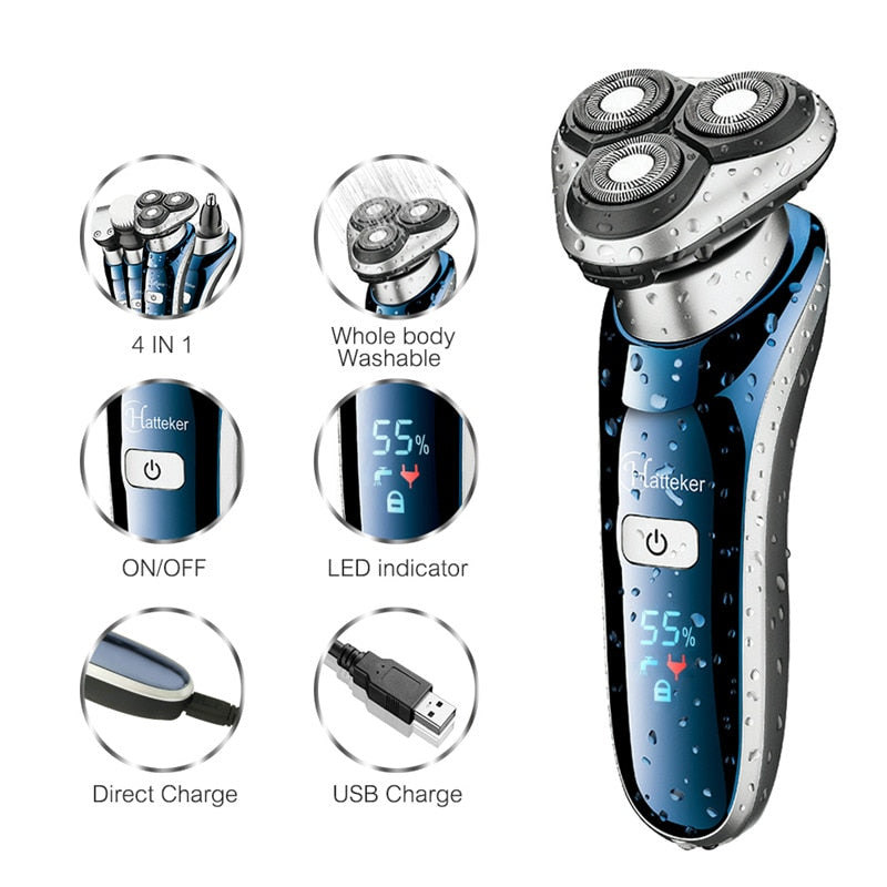 All in one professional electric shaver for men grooming