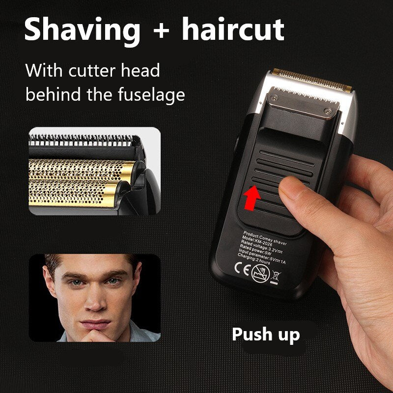 Electric Shaver Rechargeable Beard Trimmer