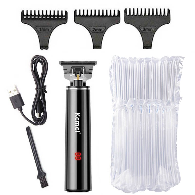 LCD display powerful kemei hair trimmer