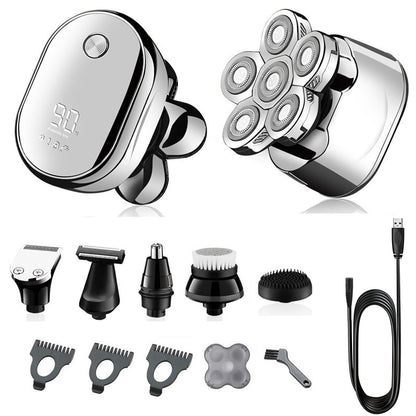 Multi grooming kit digital display electric shaver