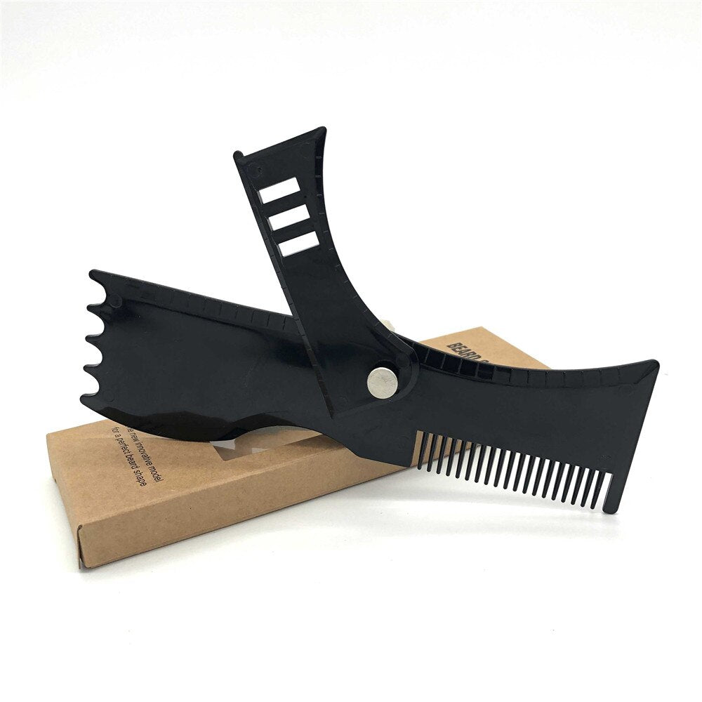 Adjustable Beard Shaping Template Comb Tool