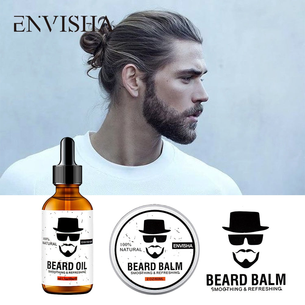 Beard Growth Serum Cream Essential Oil Natural Hair Loss