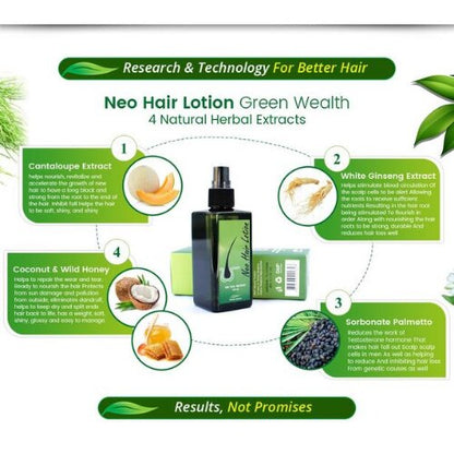 Natural Original Neo Hair Lotion Oil Thailand for Hair and Beard Regrowth