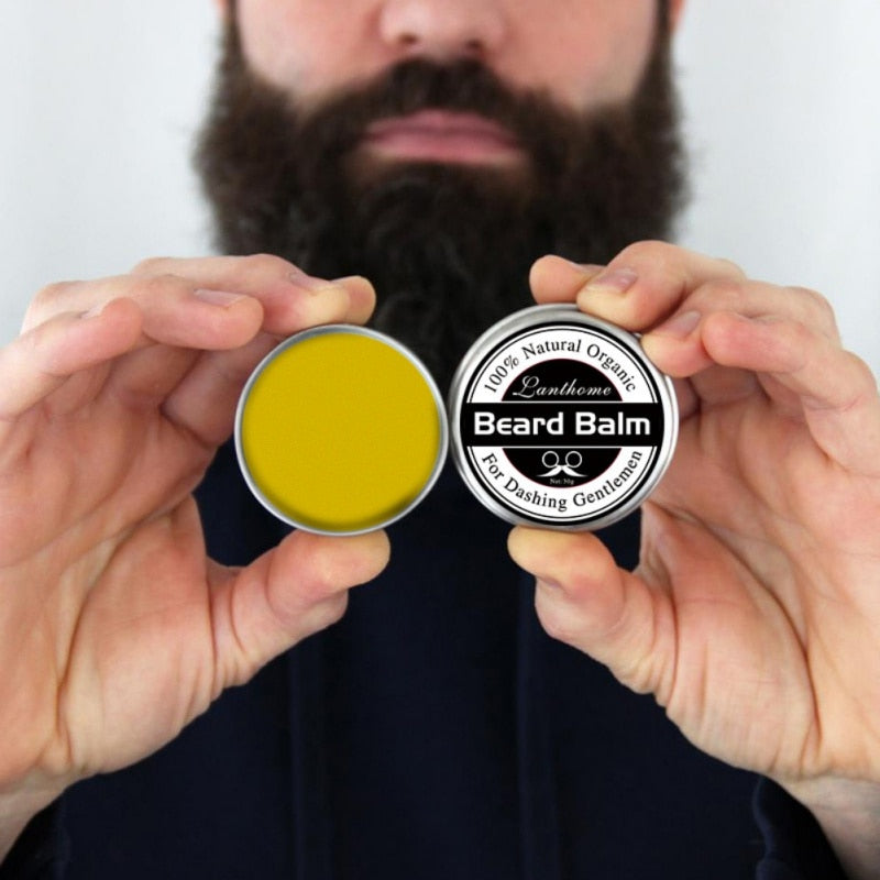 Natural Men Beard Hair Wax Balm Organic Beard