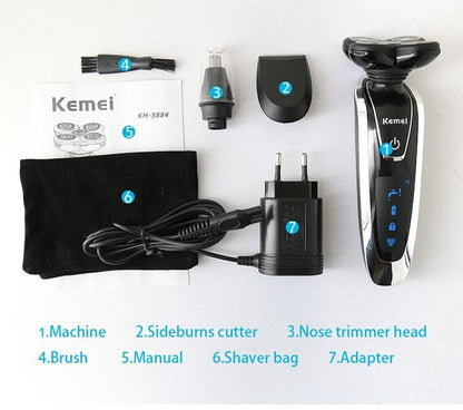 Electric shaver razor men shaving machine 5D