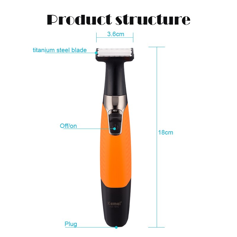 Hair trimmer electric shaver hair cutting