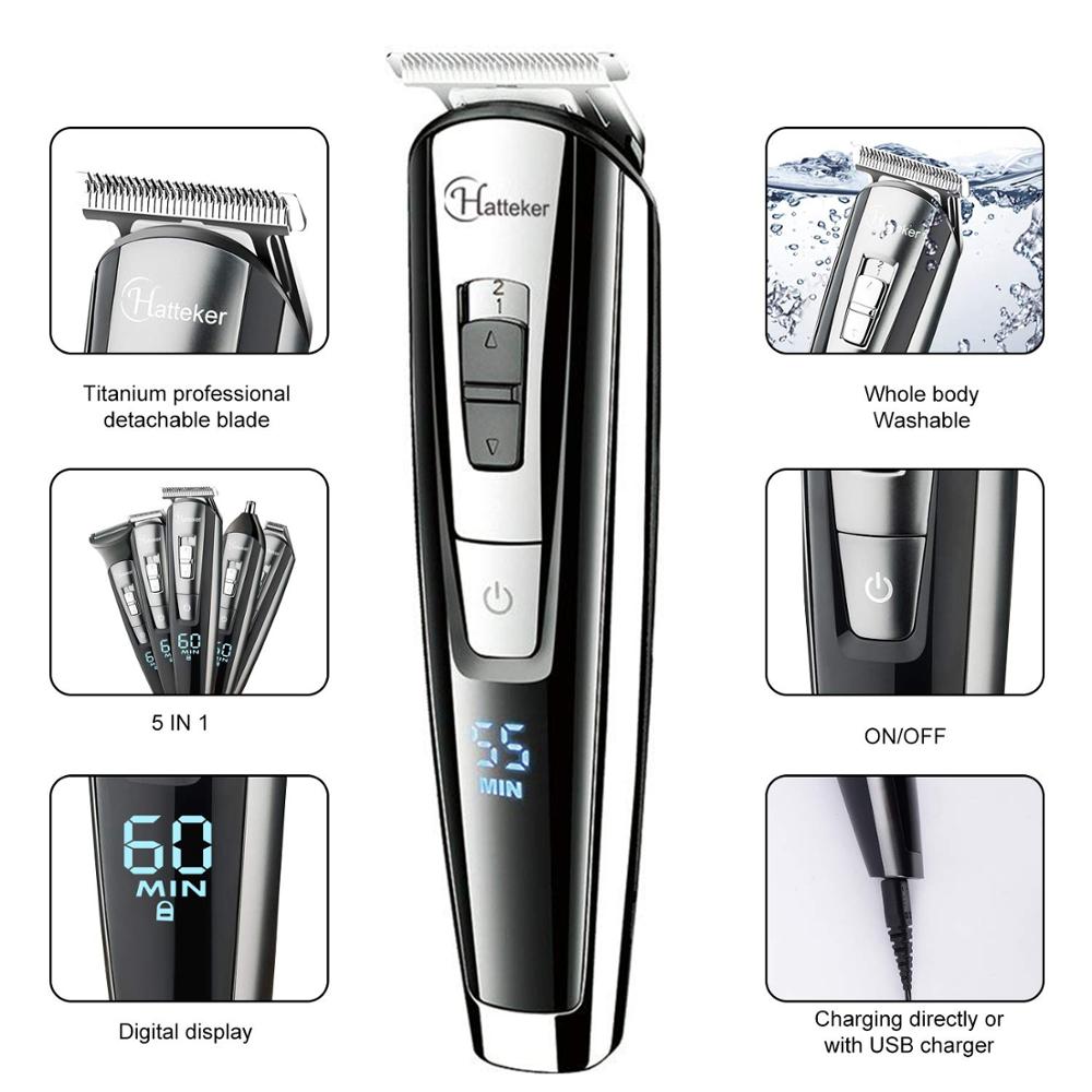 All in one grooming kit electric shaver hair clipper for men beard