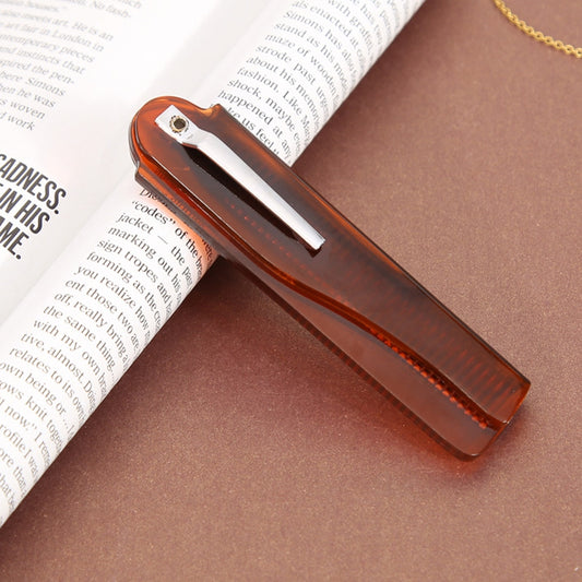 2 colors Portable Foldable Hair Comb Hairdressing