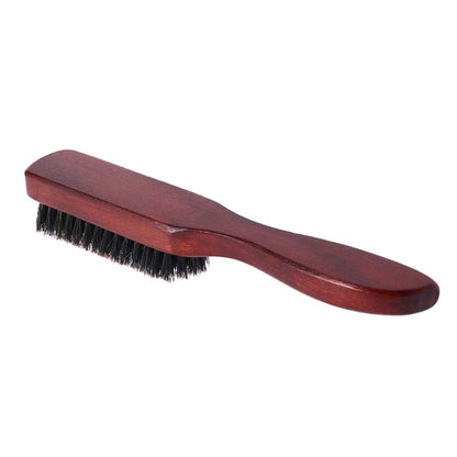 Hair Brush Wood Handle Boar Bristle Beard Comb