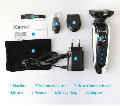 Rechargeable electric shaver men shaving machine