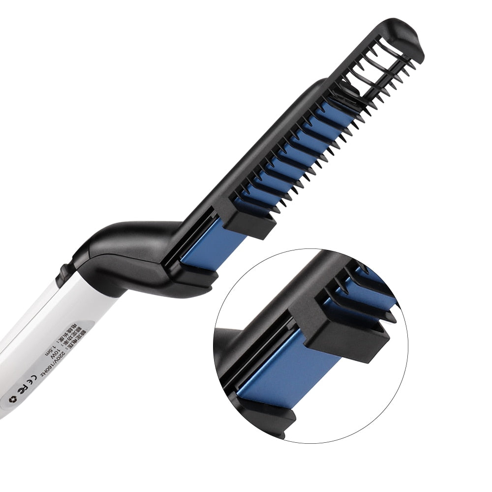 Beard Straightener For Men Heating Comb