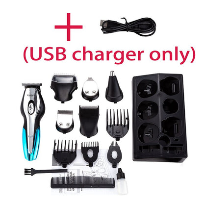 Men grooming kit hair clipper electric shaver beard trimmer