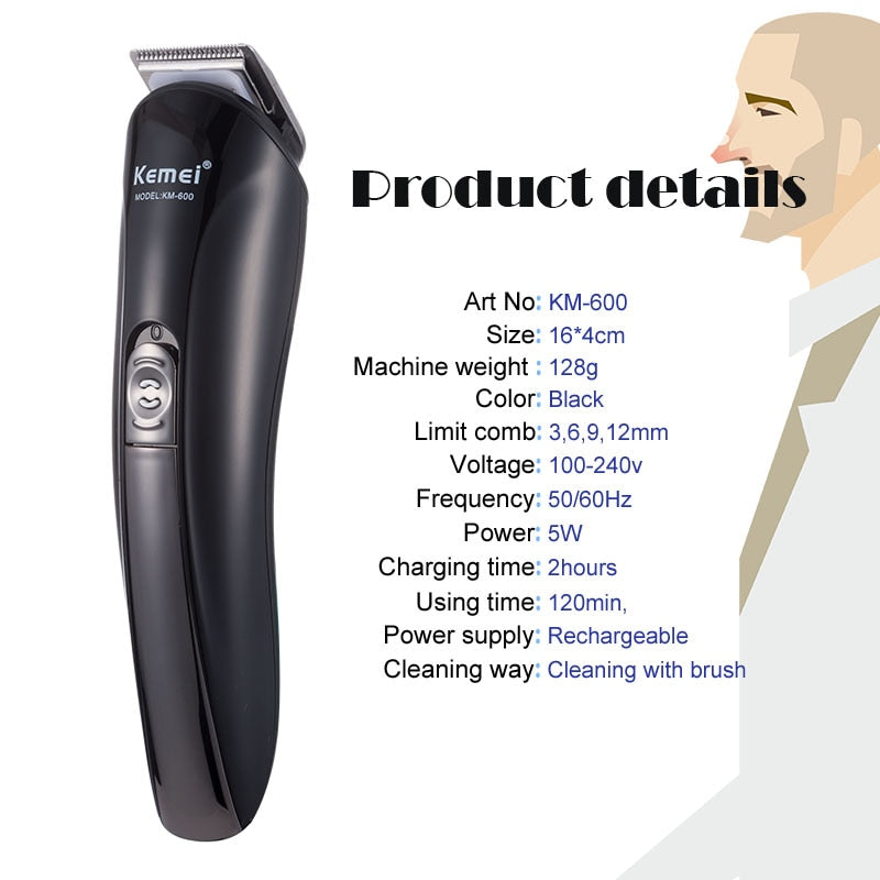 Hair Clipper Barber Hair Trimmer Electric Clipper Razor Shaver Beard