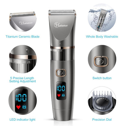 Hair Clipper Waterproof Hair Trimmer