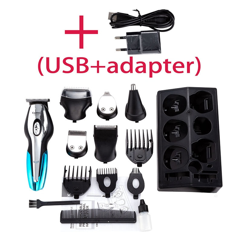 Men grooming kit hair clipper electric shaver beard trimmer