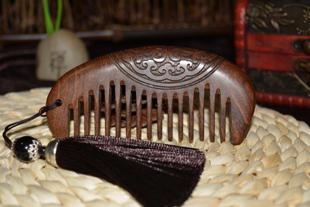 Pocket Wooden Comb Natural Sandalwood Super Wide