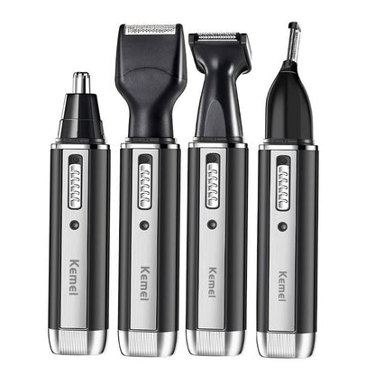 Special Offer Kemei Rechargeable 4-in-1 Trimmer Nose Beard Eyebrow Ear