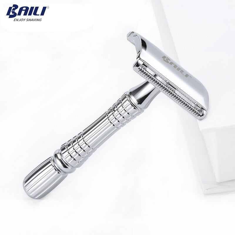 Upgrade Wet Shaving Brush Safety Blade Razor Shaver