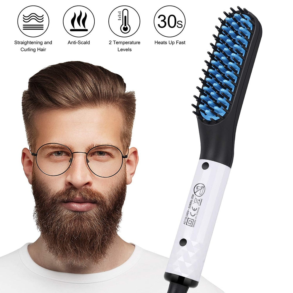 Best Seller Beard Straightener Mans Hair Flat Iron Fast Heated Beard Comb