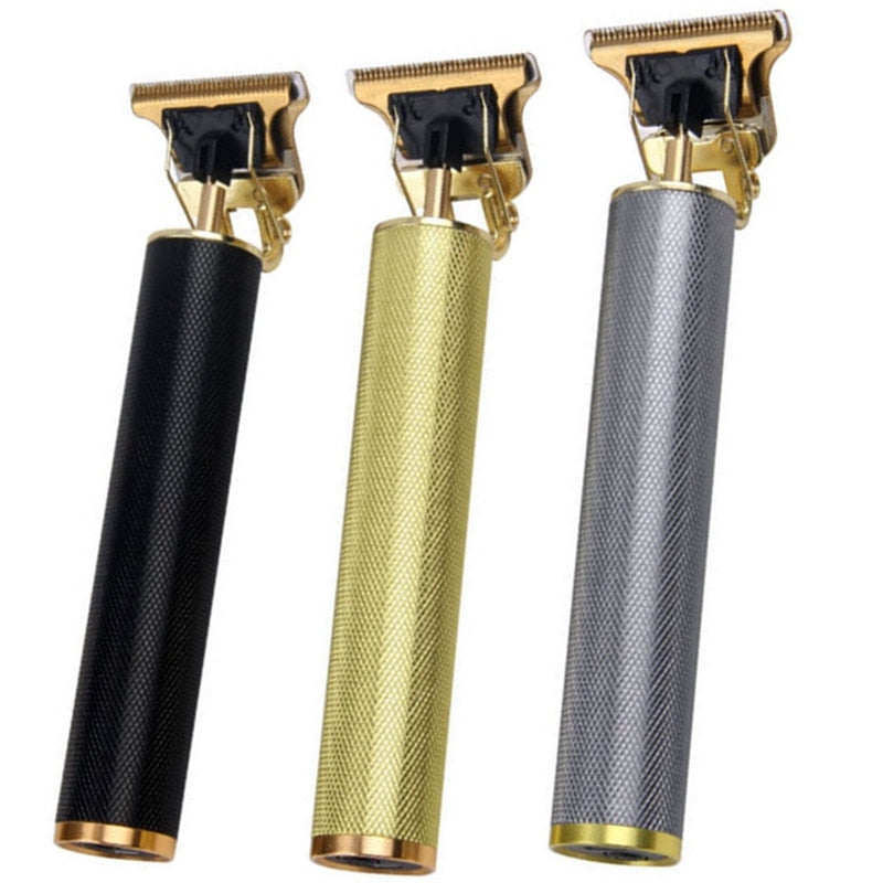 Rechargeable metal shell hair trimmer