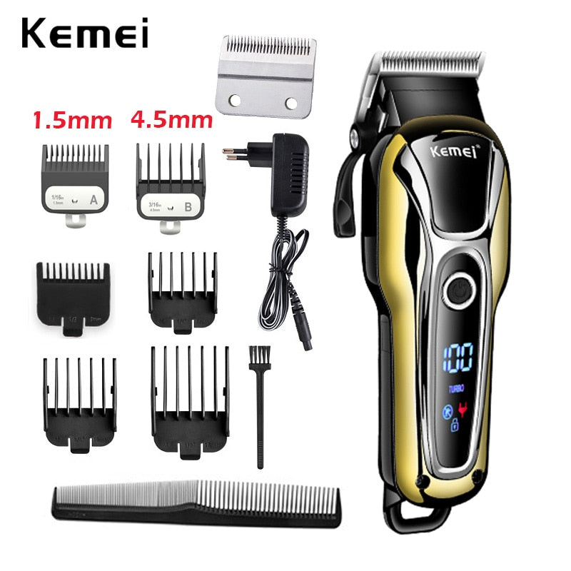100-240V Professional hair clipper for barber rechargeable hair trimmer