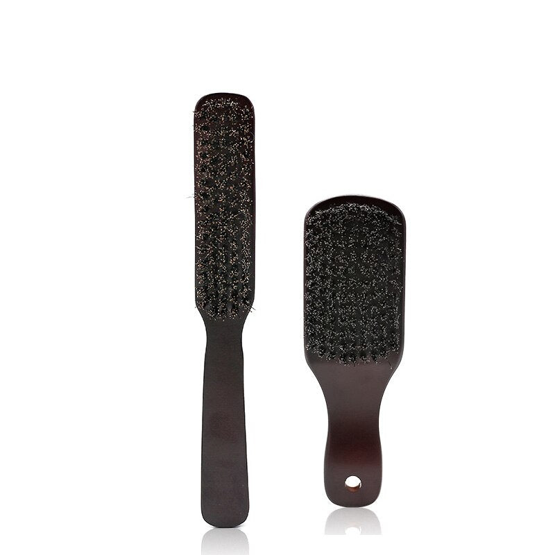 100% Soild Wood Boar Bristle Beard Shaving Brush Set
