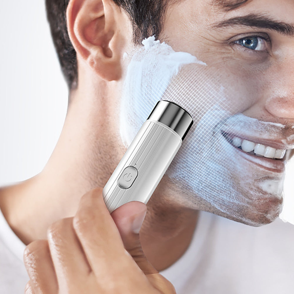 Portable Electric Shaver For Men Mini Razor USB