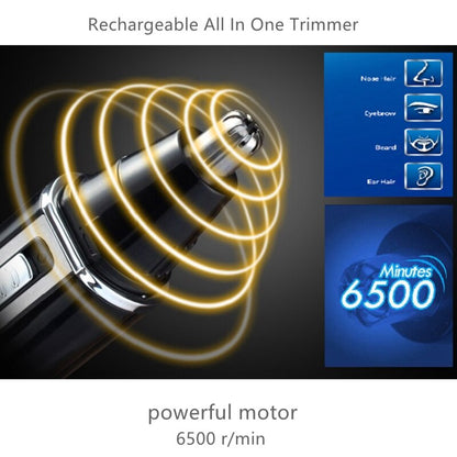 Rechargeable trimmer electric shaver