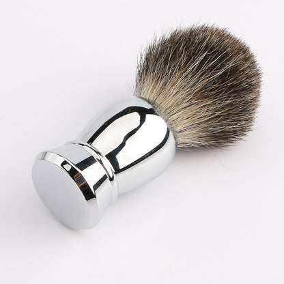 100% Pure Badger Shaving Brush Alloy Metal Handle