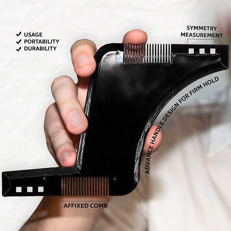 High Quality Beard Shaping Styling Template