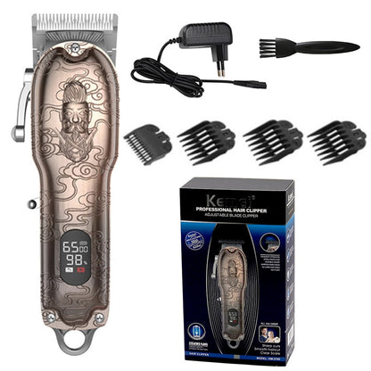 Adjustable cordless hair trimmer