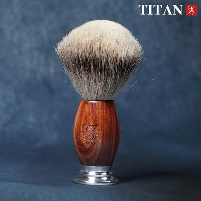 Titan shaving hair barber gift brush badger beard kit brushes natural