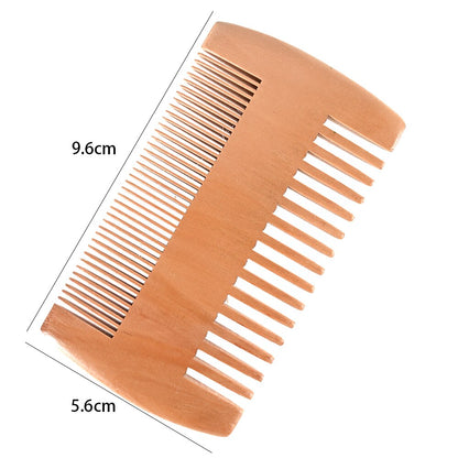 Professional Soft Boar Bristle Wood Beard Brush