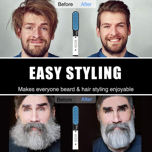 Best Seller Beard Straightener Mans Hair Flat Iron Fast Heated Beard Comb
