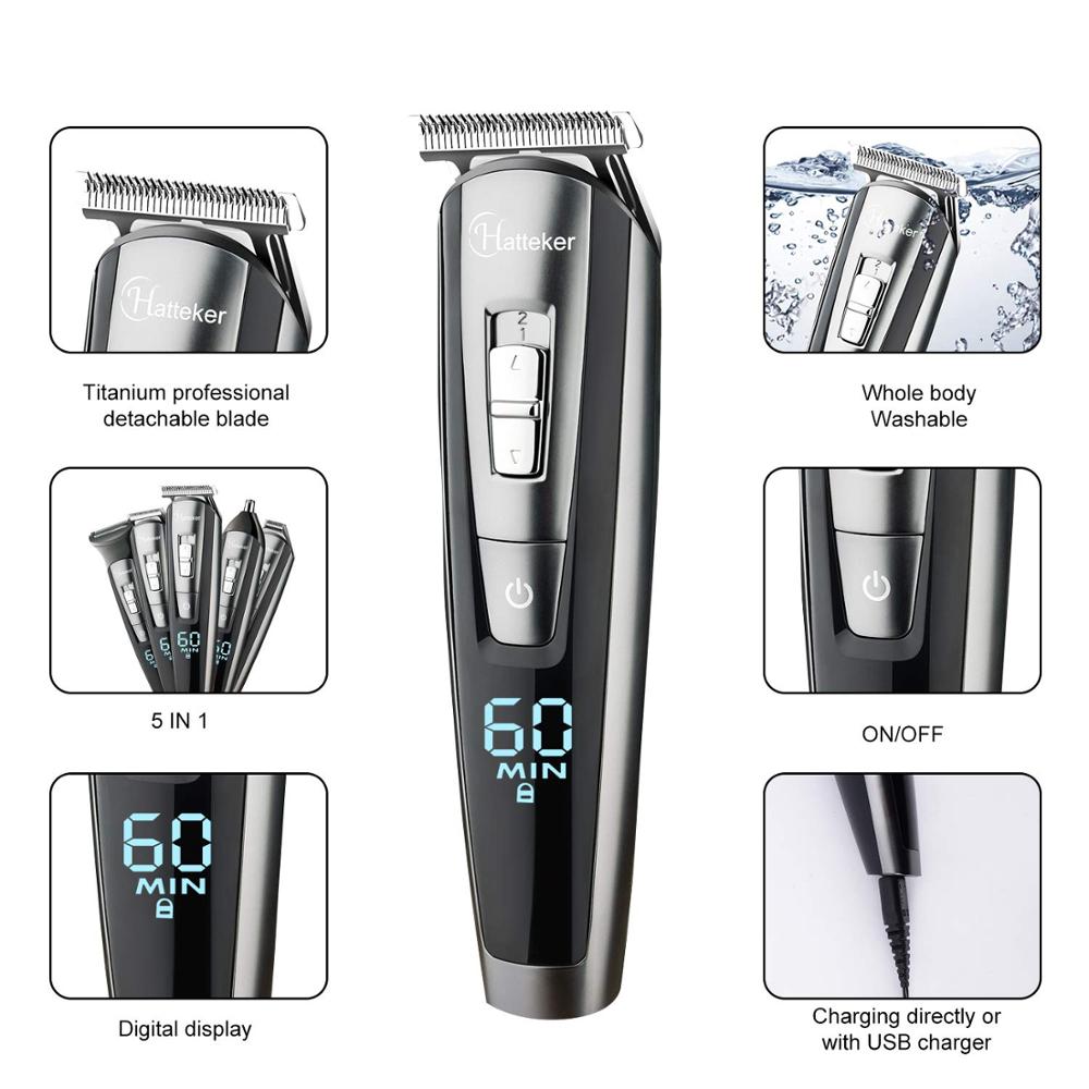 All in one men's grooming kit hair trimmer